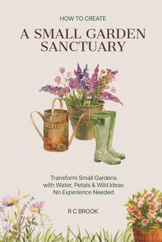 How to Create a Small Garden Sanctuary: Transform Small Gardens with Water, Petals & Wild Ideas No Experience Needed