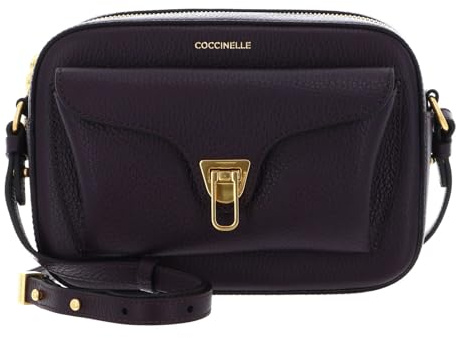 Coccinelle Pelle borsa a tracolla Beat Soft Camera Bag Prune viola scuro