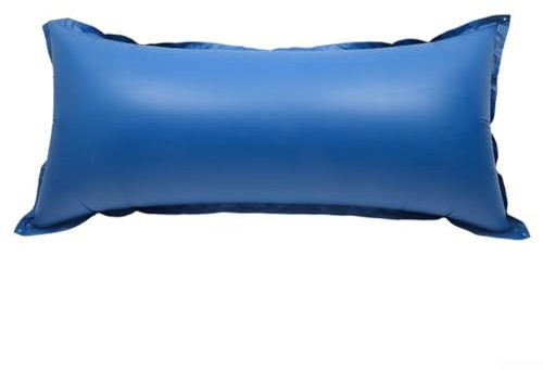 WIIYENA Cuscino gonfiabile per piscina, 115 x 430 cm, in PVC, protezione anti-caduta dalle foglie, copertura per piscina all'aperto, per la manutenzione della piscina da giardino, blu