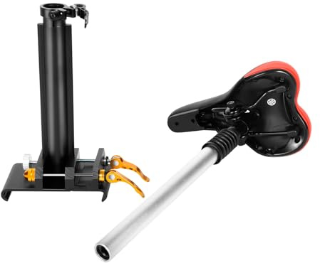Linanty Elektroroller Sitz, Universal Sitz für Tretroller, höhenverstellbar, PU Polster und Stütze aus Aluminiumlegierung, für Xiaomi M365 (Pro)