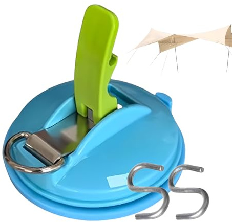 Doiyislem Crochets à Ventouse Grande Résistance - Ventouses Fenêtre avec Crochets - Attaches de Fixation sans Perçage pour Cuisine Salle de Bain Voyage Camping,Accessoires