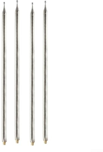 4pcs 5.6m Telescopic Stainless Steel Whip Mast for GP Antenna, Element, and Amateur Ham Radio Shortwave Aerial, long-lasting Portable Design for DIY Antenna