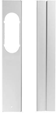 Neiyty Plaque d'étanchéité Réglable pour Fenêtre AC, Connecteur de Tuyau D'aération Extensible de 110 Cm pour Portes Coulissantes et Fenêtres avec Adaptateur en PVC (Couleur assortie)