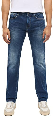 MUSTANG Herren Oregon Tapered K Tapered Fit Jeans,, per pack Blau (Medium 683), 42 (Herstellergröße: 28/32)