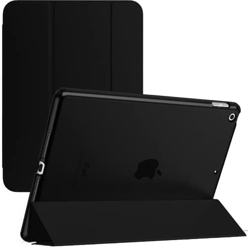 Case for iPad Mini 1/2/3 - Slim Fit Tri-Fold Stand Cover for Apple iPad Mini (Models: A1432, A1454, A1455, A1489, A1490, A1491, A1599, A1600) (Black)