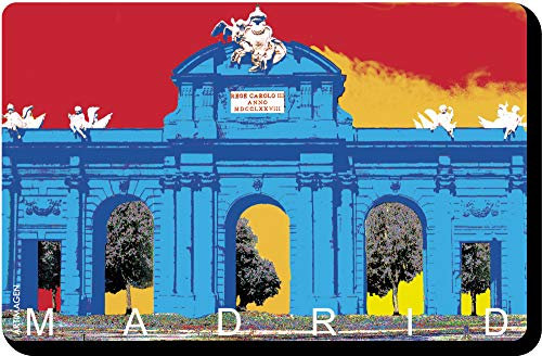 Imán Puerta de Alcalá Madrid 70x45 mm.