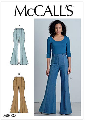 McCall's Sewing Pattern-M8007A5-Misses' Pants