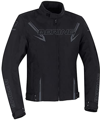 BERING - Motorradjacken MACEO Schwarz/Grau - S