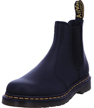 Dr. Martens 2976 Smooth Chelsea, Anfibi Unisex adulto, Nero, 42 EU