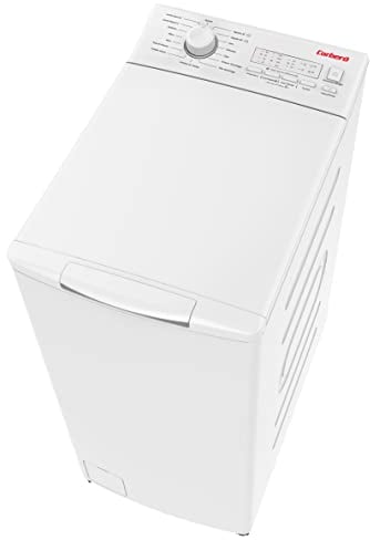 Corberó - Lavadora Carga Superior 6,5 Kgs | E-CLACSM6520 | 1200 RPM | 16 Programas | Inicio Diferido | Lavado Rápido 15 min | Planchado Fácil | Indicadores LED | Eficiencia Energética D, Blanco, Acero