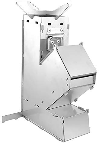 Grevis Camping Herd Leichte Faltbare Holzofen Raketenofen Rucksack für Picknick im Freien BBQ Camp Wandern