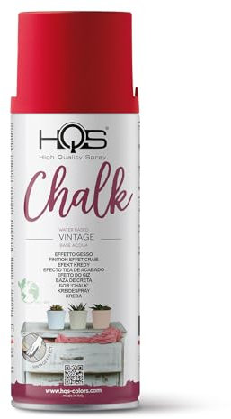 HQS Bomboletta di Vernice Spray Chalk Vintage 400ml (Love Red)