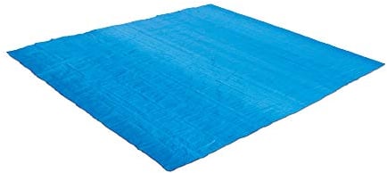 Summer Waves Bodenmatte, 5,13 x 5,13 m, für Außenpool, stoßdämpfend, gegen Abnutzung, Reibung und Unvollkommenheiten des Bodens, quadratische Form, Blau