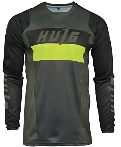 Herren-Radtrikots, T-Shirt,Fahhradtrikot MTB Rennrad Trikot,Motocross-Jersey Langarm | MX Enduro | Atmungsaktiv | (Style-08,5XL)