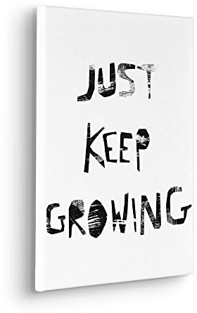 Komar Keilrahmenbild im Echtholzrahmen - Growing Up - Größe 30 x 40 cm - Wandbild, Kunstdruck, Wanddekoration, Design, Wohnzimmer, Schlafzimmer