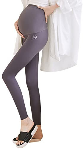 Legging thermique de maternité pour femme enceinte, legging de maternité thermique hiver grossesse grossesse legging pantalon de loisirs stretch pantalons de jogging leggings, a, L