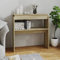 WIFESE Konsolentisch Sonoma-Eiche 80x30x80 cm Holzwerkstoff Beistelltisch Holz Telefontisch Flurtisch Konsolentisch Holz Ablagetisch Konsolentische fürs Wohnzimmer mit 1 Regal Modisch und Elegant