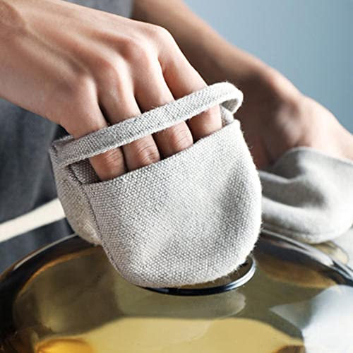 Guantes de cocina resistentes al calor, guantes de cocina antiquemaduras, guantes de cocina con capa interior de algodón Smashing