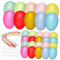 Gadpiparty 50 Stück Ostereier Süßigkeiten-Dekorationen Weißes Dekor Süßigkeiten-Eier Bunte Hängeeier Frühlings-Hängeier Eier-Ornament Ostereier-Perücke Schlüsselbänder Künstliche