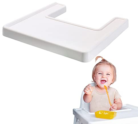 Hochstuhl-Tablett – Hochstuhl mit erhöhtem Rand für Antilop Babyhochstuhl | spülmaschinenfest, Platzsets aus BPA-freiem Silikon, Essensdeckchen