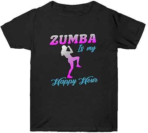 Damen T-Shirt Grafik Print Tops Regular Fit Zumba Dance T-Shirt für Teen Mädchen Sommer Casual Kurzarm