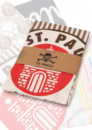 FC St. Pauli - Geschirrhandtücher 4er Set bunt