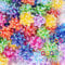 Dooozy 100 Pcs 1 Mini Geschenkschleifen Selbstklebend, 10 Irisierend Farbe Geschenk Schleife für Festival Weihnachten Geschenkverpackung