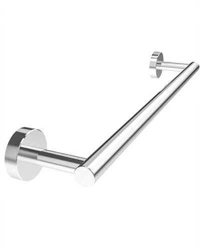 WZRUA Towel Rail Wall Mounted, 304 Stainless Steel Chrome Towel Holder 20inch(50.8cm), Drilling Towel Rail for Bathroom(18inch Center to Center)