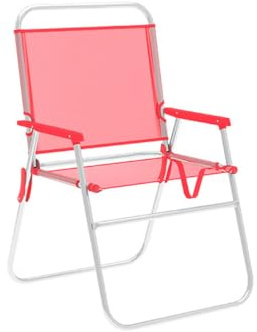 Marbueno Gepolsterte Campingstuhl Koralle 52 x 80 x 56 cm