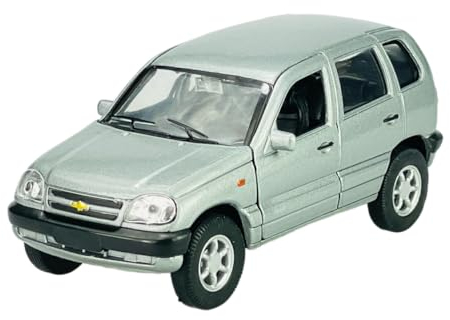 Welly Lada Niva 2123 Chevrolet Niva Silber Ab 1998 ca 1/34-1/39 Die Cast Neu Modell Auto