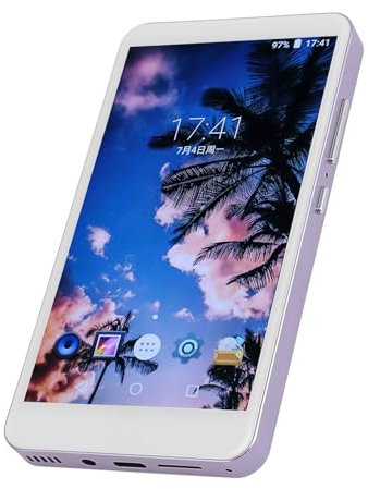 MP4 Player, 5 Inch HD 1080P Video HiFi Sound MP4 Music Player with Camera, Portable Digital Audio Players with Stylus, 2200mAh Battery,for Spotify, for Android (Violet)