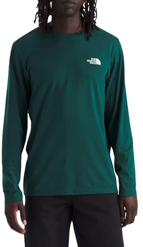 The North Face NF0A87QN6GI M L/S Simple Dome Tee T-Shirt Herren Deep Nori Größe M