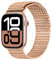 Anlinser Compatibile con Cinturino Apple Watch 42mm 41mm 40mm 38mm, Cinturini di Ricambio Metallo con Chiusura Magnetica Compatibile con Apple Watch Series 10 9 8 7 6 5 4 3 SE, Rosa