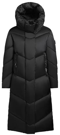 khujo Wintermantel MANELIA in Schwarz, Größe M