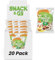 Alfano dal 1940 Mix Focus Snack & Go 20 Pacchetti Monoporzione da 25g Frutta Secca Anacardi Naturali, Cocco smile Disidratato, Cranberry Disidratato e Mandorle Sgusciate