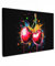 MuchoWow© Impression sur Toile Photo Peinture 120x80 cm Tableau Decoration Murale Chambre Salon Maison Deco Cuisine Cerises - Fruit - Graffiti - Peinture - Abstrait - Moderne - Coloré