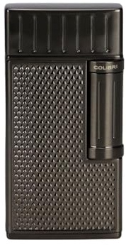 Colibri Julius II Feuerzeug 2er-Softflamme - Gun/anthrazit, unbefüllt