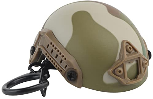 Petit porte-clés en forme de casque, décapsuleur, tire-bouchon, décoration d'extérieur et de randonnée