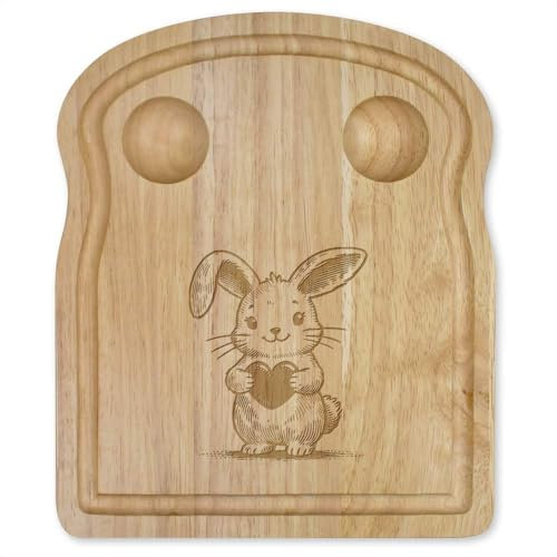 'Sweetheart Baby Rabbit' Wooden Breakfast Board (WB00084758)