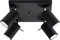 SOLLUX lighting Deckenlampe Deckenleuchte Deckenstrahler Stahl 4 Flammig Schwarz RING