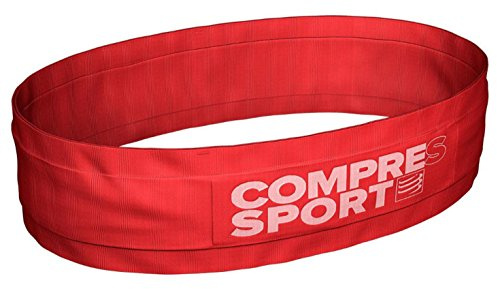 Compressport Herren Laufgürtel Free Belt Weiß XL-XXL, Rot, XL/XXL, CS4PASBELT3150T3