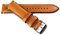 Sulla RIOS 1931 22mm Herren Kalbsleder Deutsch Vintage Aviator Uhrenarmband durchgenäht hell braun CT