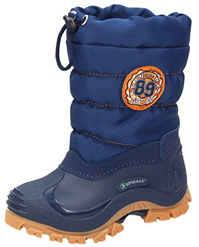 Spirale Jungen Unisex Kinder Eric Schneestiefel, Blau Crepe, 29 EU