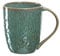 Leonardo Matera Keramik-Tasse 1 Stück, spülmaschinengeeignete Kaffee-Tasse, 1 mikrowellenfeste Tee-Tasse, Becher mit Glasur, grün 430 ml, 018543