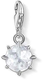 Thomas Sabo Damen-Charm-Anhänger Geburtsstein April 925 Sterlingsilber