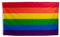 esvendio Bandera LGTB Grande de Tela Fuerte, Bandera Gay para Exterior 150x90 cm