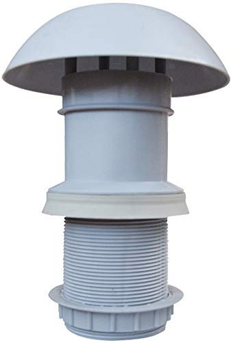AVDISTRIBUTION Camino di Scarico per Caravan in TERMOPLASTICA Diametro 60mm (Scarico Riscaldamento)