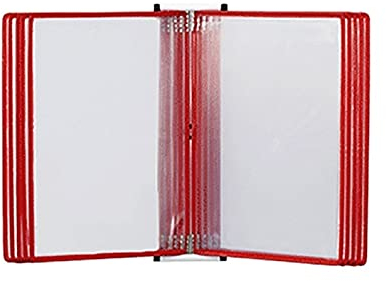 GQSJYM Flipchart-Ständer, magnetischer Dokumentenhalter, A4, zur Wandmontage, Farbe: Schwarz, Größe: 33 x 23 x 8 cm