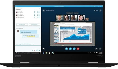 Lenovo ThinkPad X390 Yoga Hybrid 2-in-1 Convertible FHD Laptop - Core i7 8665U (4 Core), 16GB DDR4, 1TB SSD, WIFI 6 & BT 5.1, Intel UHD Graphics, Free upgrade to Windows 11 Pro – 20NN002NUK (Renewed)