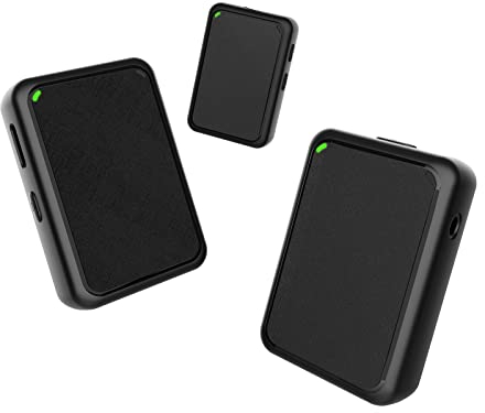Ansteckmikrofon Kabellos Kamera,Gimpro MB1X(M) 2.4GHz 2TX&1RX Lavalier Funkmikrofon mit 1 Druck Stummschaltung 3 Modus (3.5mm) for Live Tiktok YouTube Vlog,Micro Necktie Wireless Camera